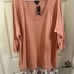 Torrid Blush V-Neck Sweater